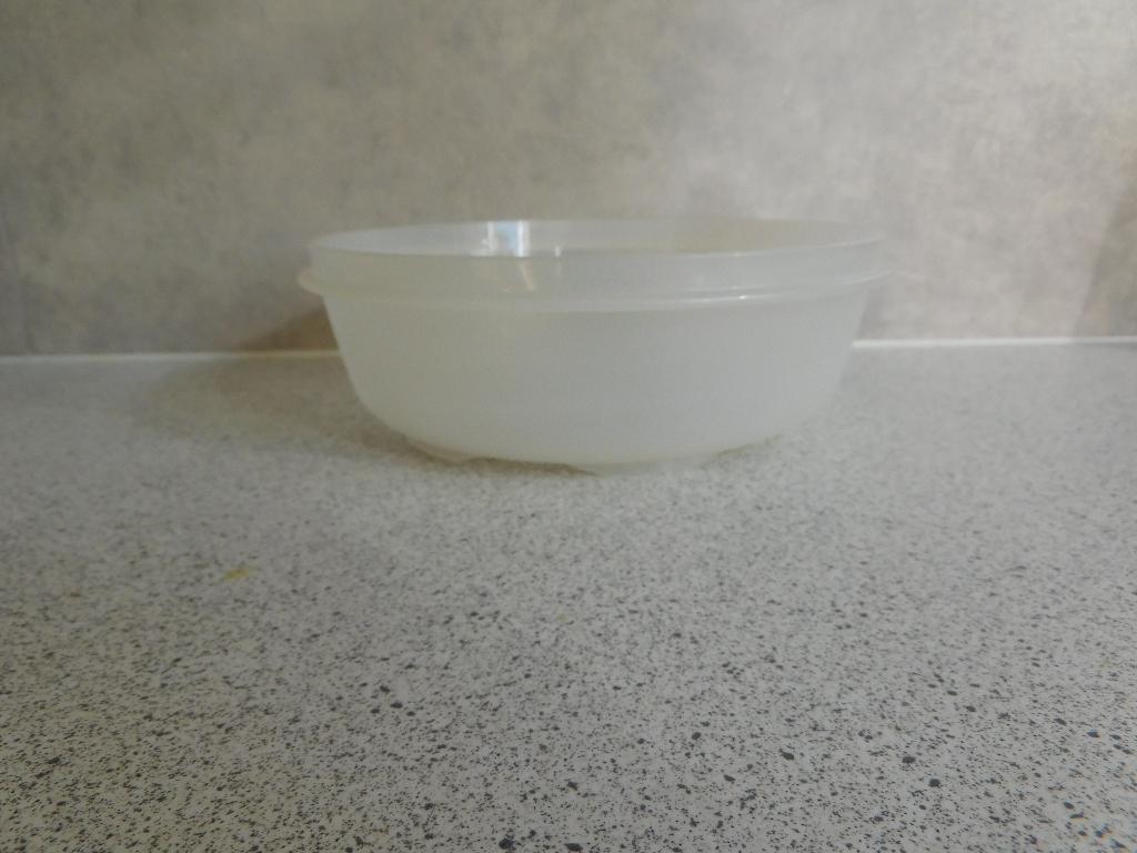 Tupperware Vergiet Inzet 18 cm. Transparant, Huis en Inrichting, Keuken | Tupperware, Ophalen of Verzenden, Zo goed als nieuw