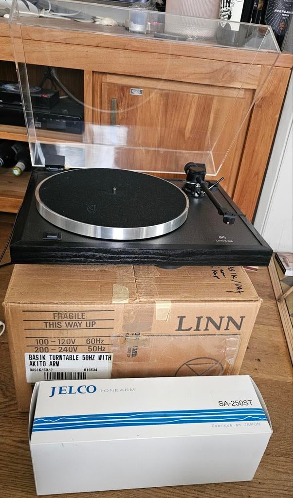 Linn Basik, Sondek motorsturing +Jelco SA250ST,ASAK MC,izgst, Audio, Tv en Foto, Overige merken, Refurbished, Ophalen of Verzenden