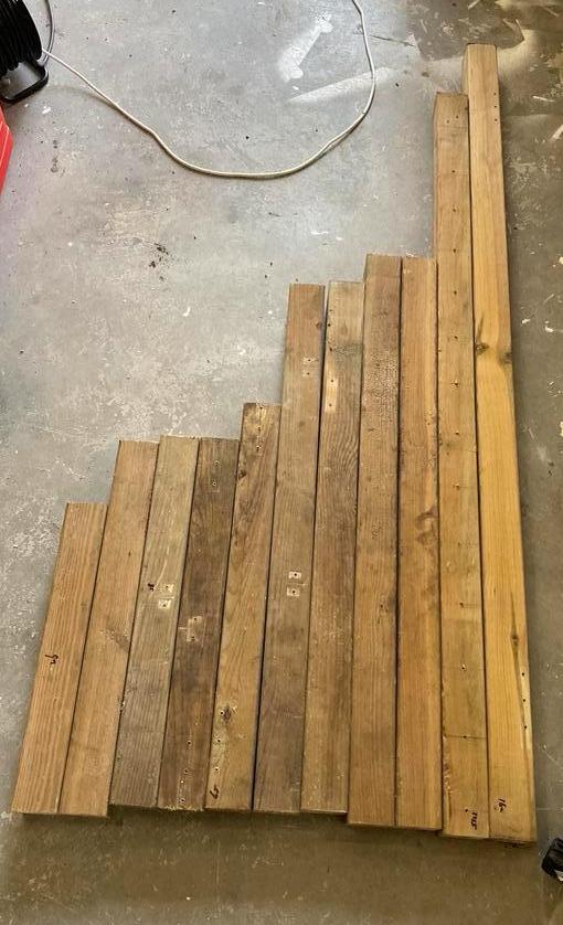 Grenen palen, Ophalen, Zo goed als nieuw, Minder dan 180 cm, Balken