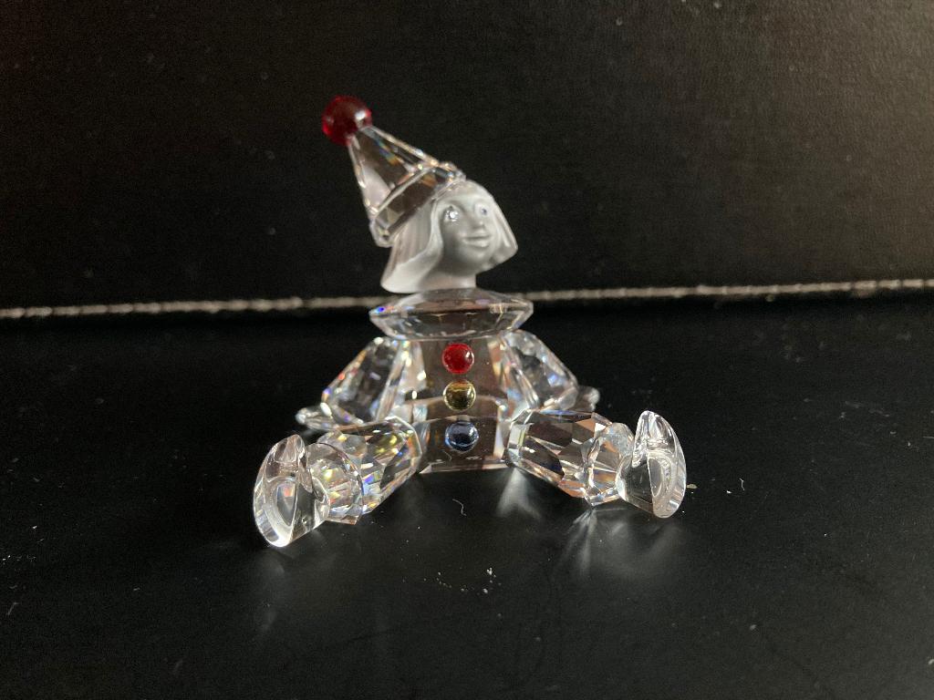 Swarovski clowntje / Pierrot, Verzamelen, Ophalen of Verzenden, Zo goed als nieuw, Figuurtje