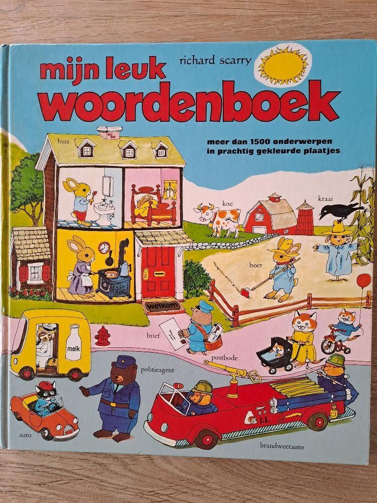 MIJN LEUK WOORDENBOEK. RICHARD SCARRY., Boeken, Gelezen, Fictie algemeen, Jongen of Meisje, Ophalen of Verzenden