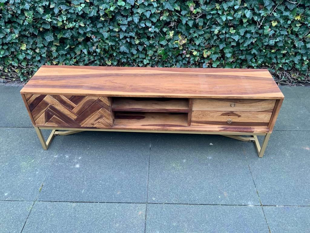 Vintage look tv kastje, Ophalen, Zo goed als nieuw