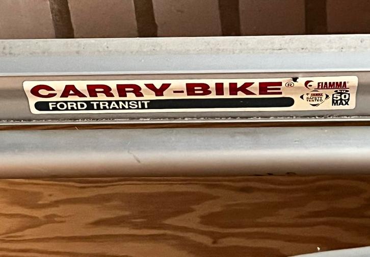 Fiamma Carry-Bike fietsendrager voor Ford Transit Custom, Auto diversen, Fietsendragers, Gebruikt, Achterklepdrager, 2 fietsen