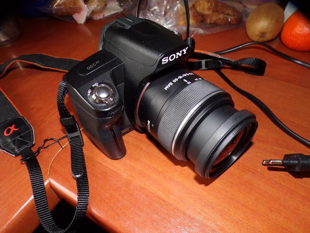 Sony DSLR A290  met Sony SAM 18-55 mm lens, 14 Megapixel, Gebruikt, Spiegelreflex, Ophalen of Verzenden