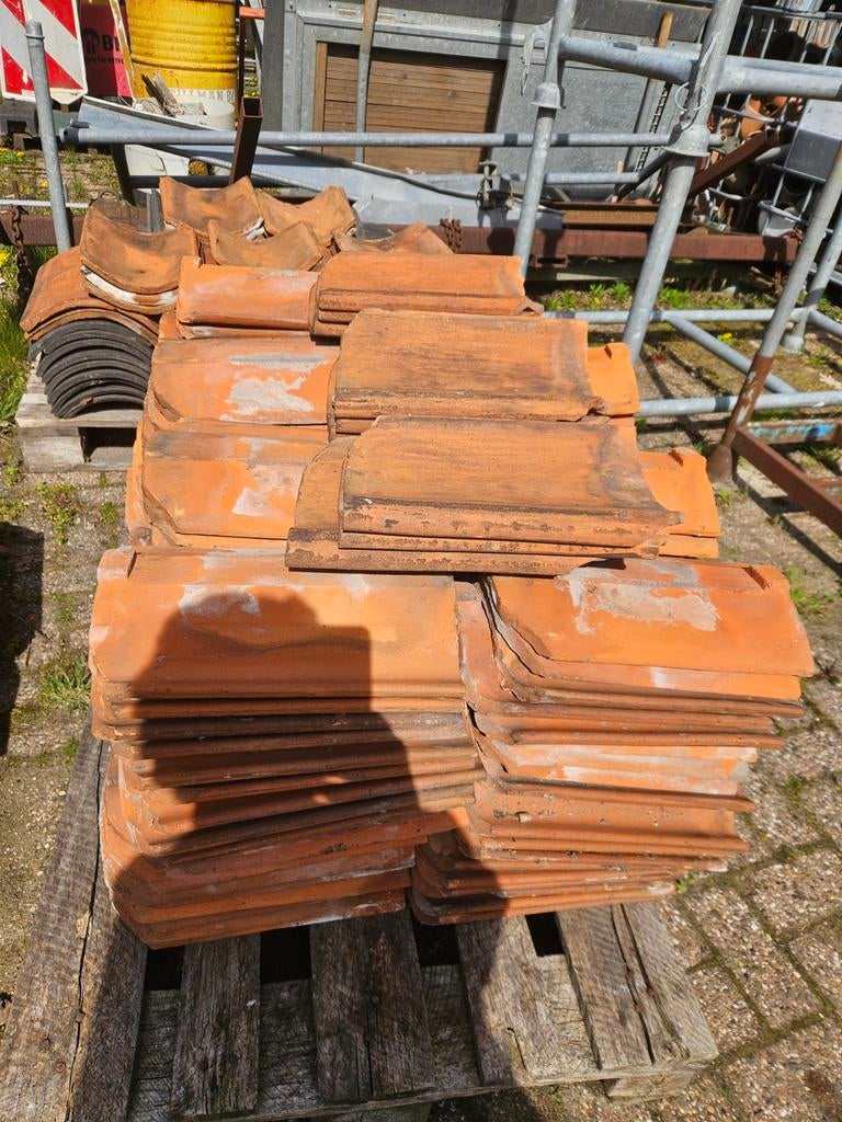 Oud Hollandse dakpannen - Gebruikt, maar in goede staat, Ophalen, Steen of Klei, Dakpannen, Rood