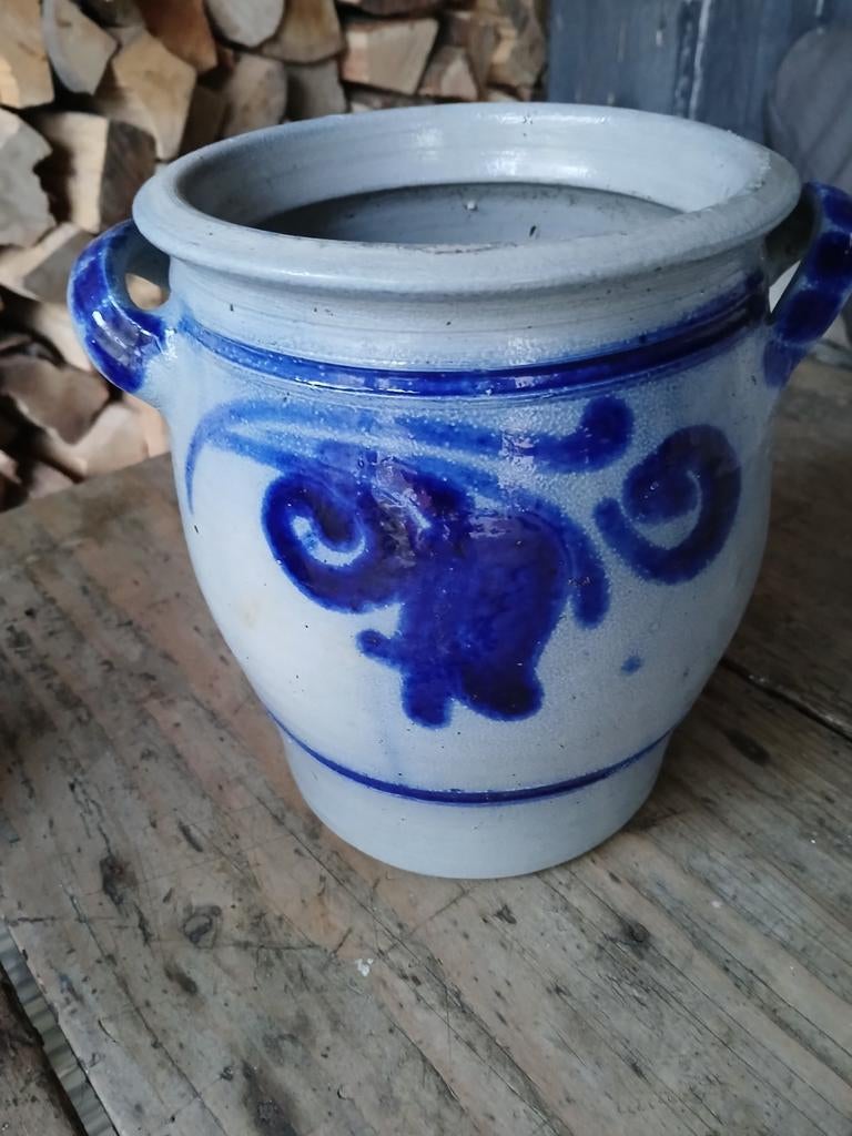 Oude Keulse pot, 3 liter. Gres aardewerk, Ophalen of Verzenden