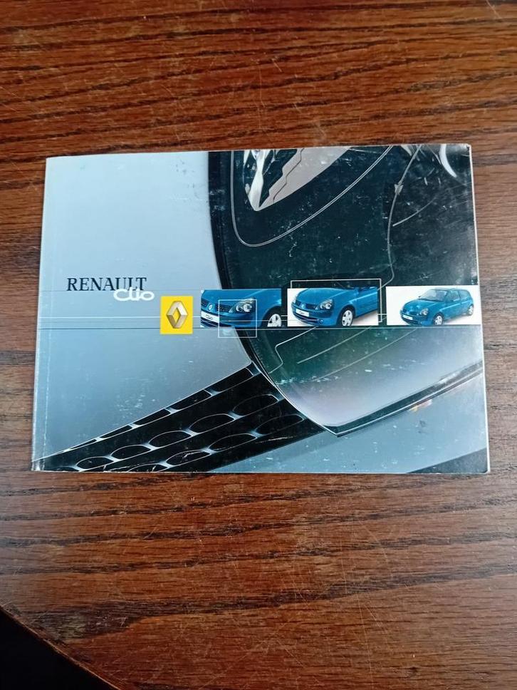instructieboekje Renault Clio, Auto diversen, Handleidingen en Instructieboekjes, Ophalen of Verzenden