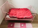 Ikea meegroeibed roze inclusief matras, dekbed etc, Kinderen en Baby's, Ophalen, 70 tot 85 cm, Zo goed als nieuw, Matras