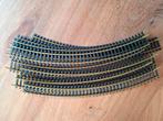 Fleischmann H0 gebogen rails, Gebruikt, Gelijkstroom, Fleischmann, Rails
