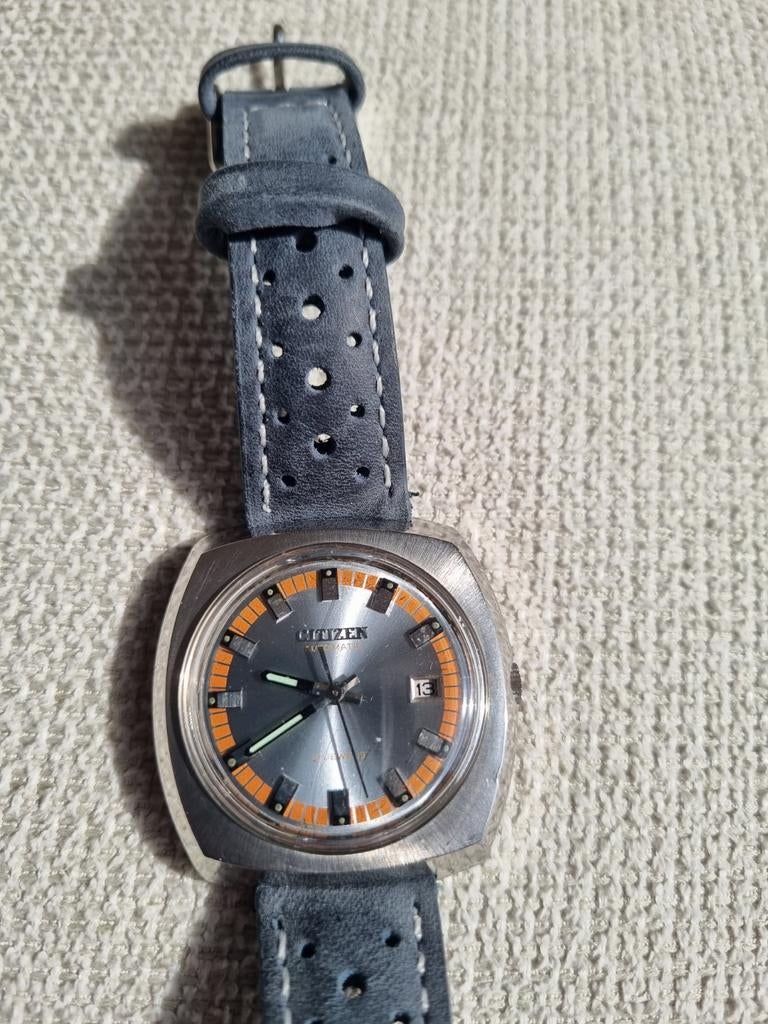 Vintage Citizen Jaren '70 automaat - Als Nieuw, Sieraden, Tassen en Uiterlijk, Horloges | Antiek, Ophalen of Verzenden, Staal