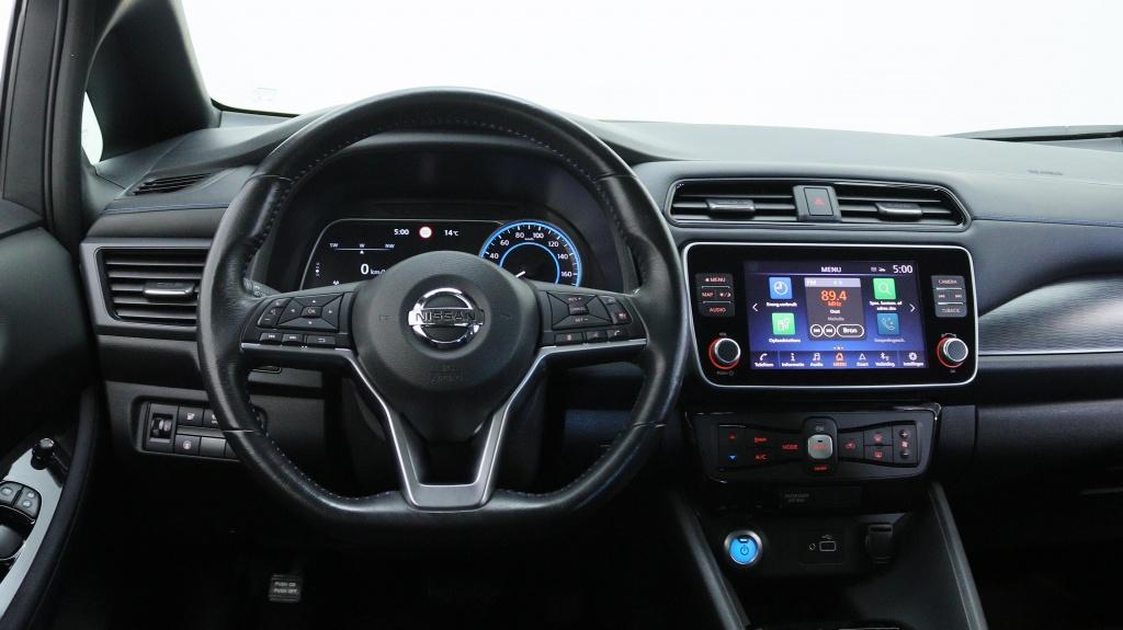 Nissan Leaf Acenta 40 kWh | EV | Navigatie | Cruise Control, Auto's, Nissan, 12 maanden, Gebruikt, Zwart, 109 min