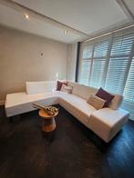 Lederen loungebank Til - Crème wit - Zo goed als nieuw, 250 tot 300 cm, 100 tot 125 cm, Hoekbank, Leer