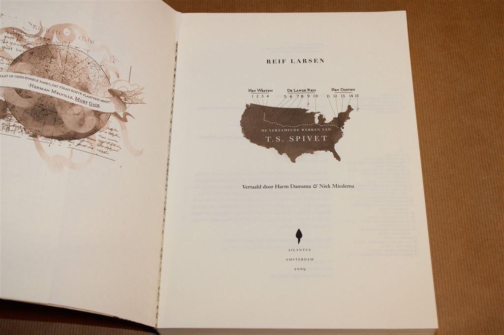 De Verzamelde Werken Van T.S. Spivet [Reif Larsen], Ophalen of Verzenden, Gelezen