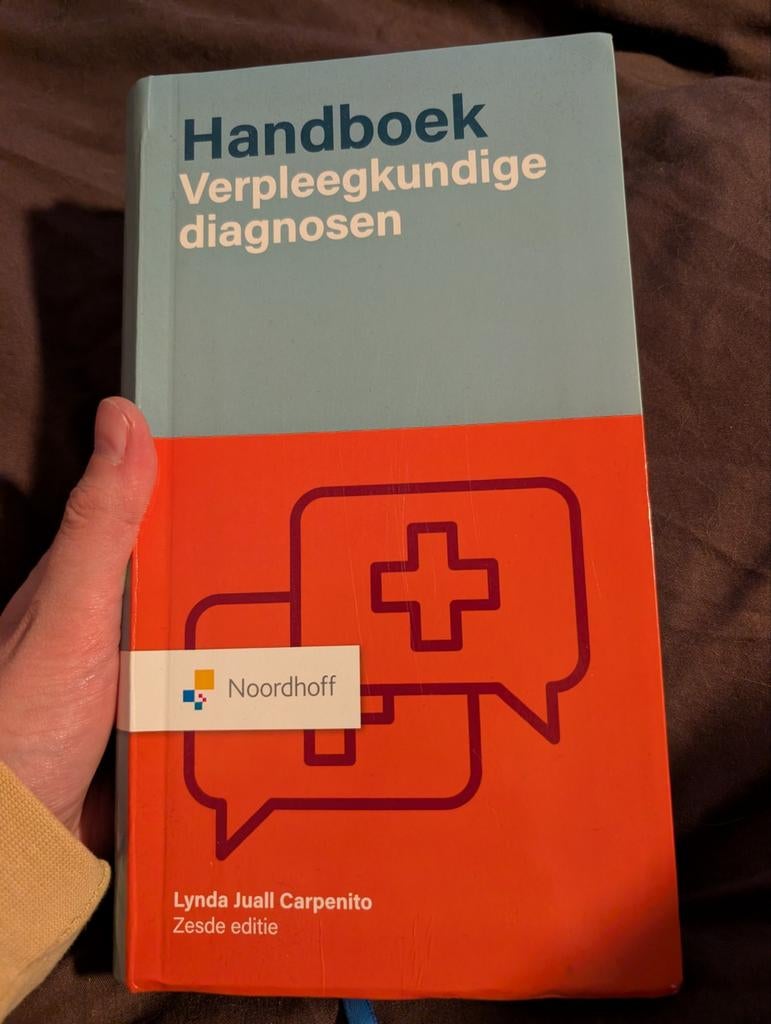 Handboek Verpleegkundige Diagnosen - Carpenito, Boeken, Gezondheid, Dieet en Voeding, Ophalen of Verzenden, Gelezen, Ziekte en Allergie