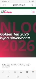 Gezocht startbewijs 10 km Golden Ten Delft, Ophalen of Verzenden, Nieuw, Overige typen, Overige merken