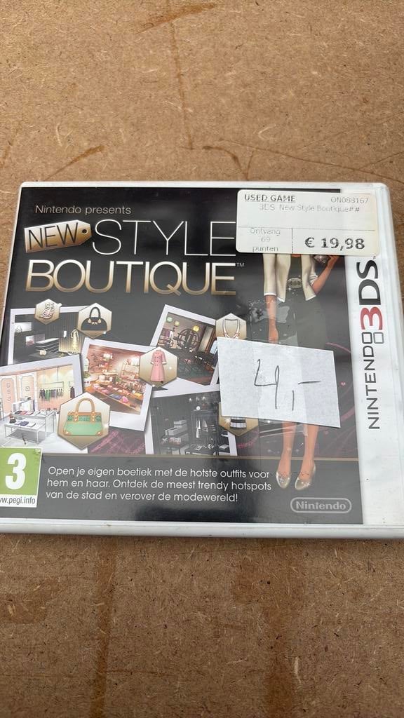 New style boutique 3ds, Spelcomputers en Games, 1 speler, Ophalen of Verzenden, Zo goed als nieuw, Vanaf 3 jaar