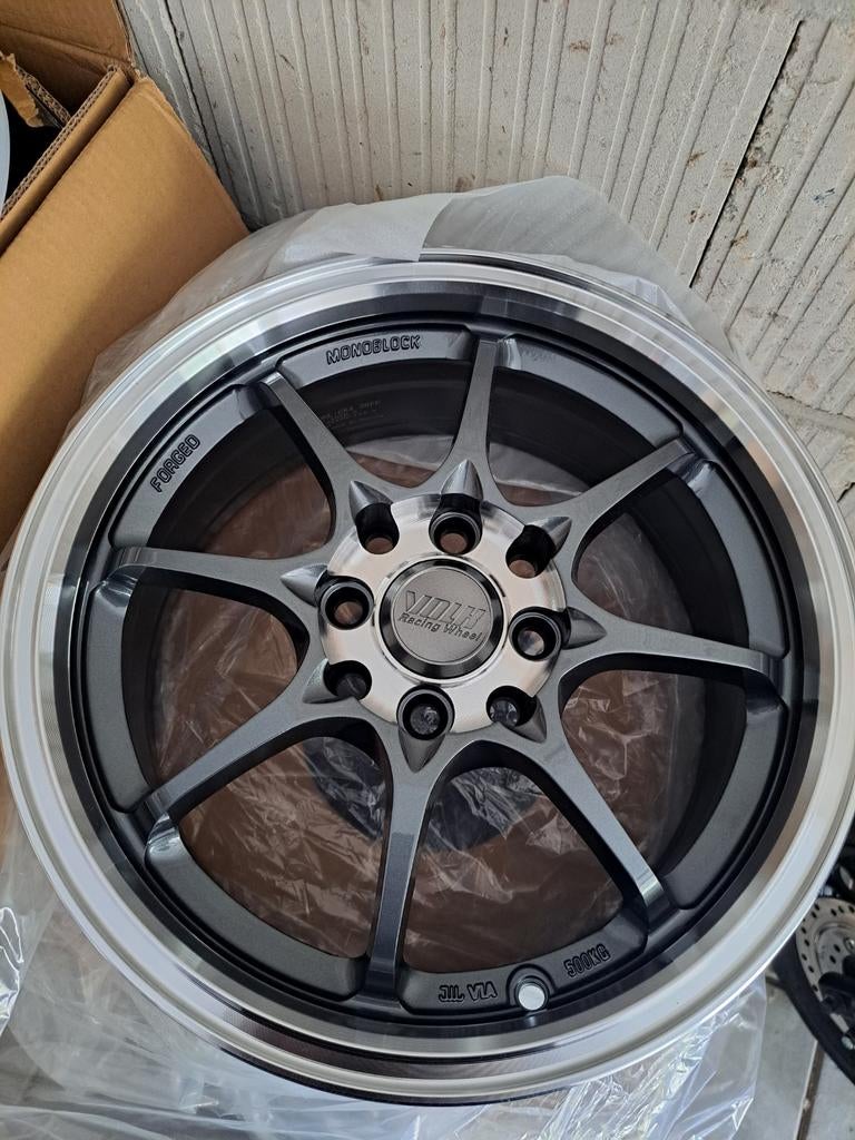 15 inch velgen CE28 FF 4x100/4x114.3 ET40 6.5J gepolijst, Ophalen, Gebruikt, 15 inch, Velg(en)