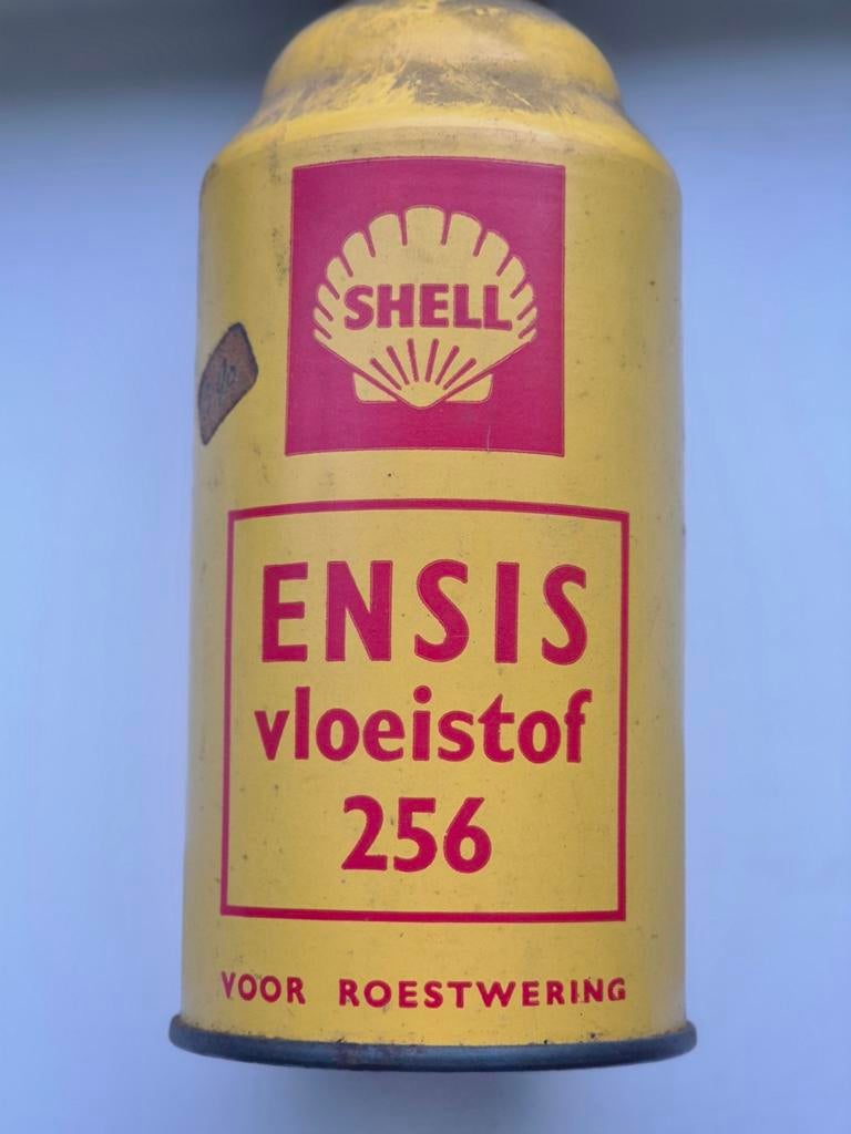 Shell Olie Ensis Vloeistof blik, Ophalen of Verzenden, Gebruikt, Overige