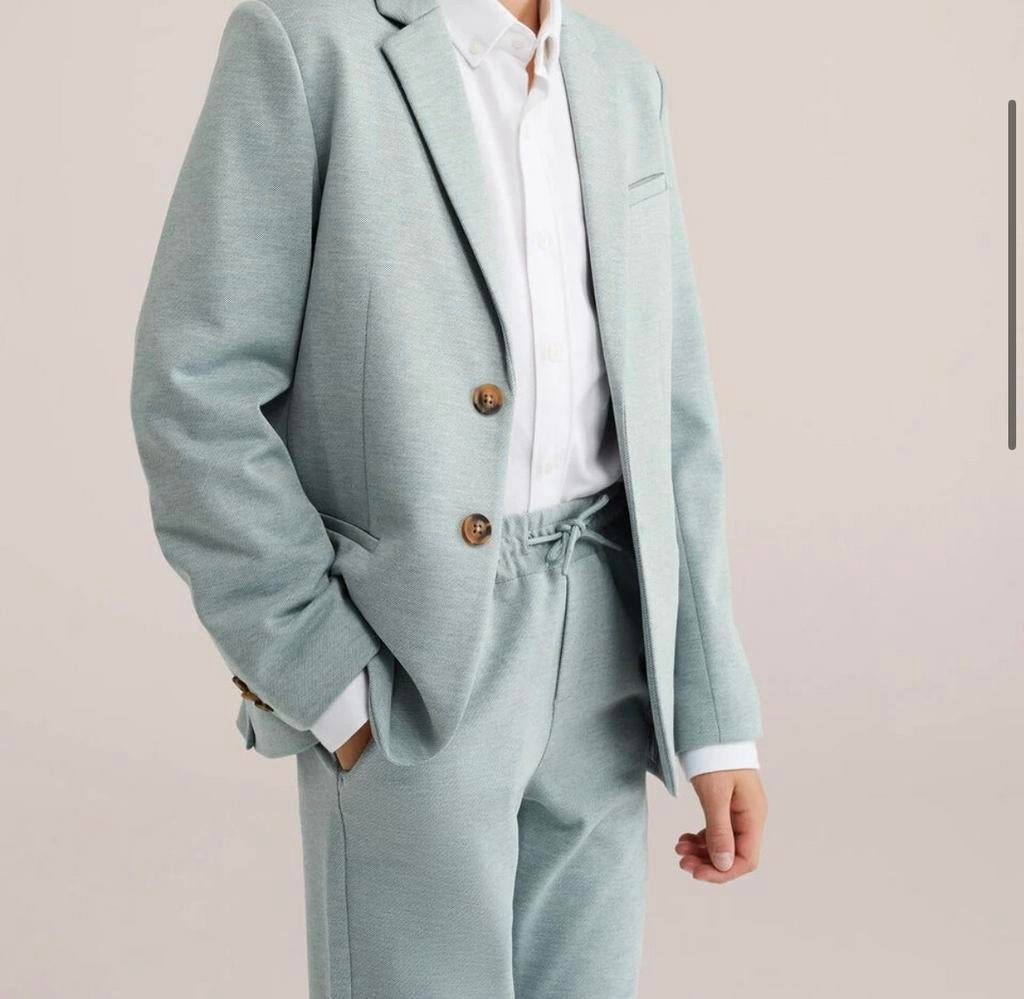 Jongens regular fit blazer en broek overhemd en schoenen!!!, Ophalen of Verzenden, Zo goed als nieuw, Maat 34 (XS) of kleiner