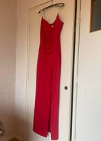 NIEUW rode avondjurk met prijskaartje MAAT S/M/L, Maat 38/40 (M), Galajurk, Nieuw, Ophalen of Verzenden
