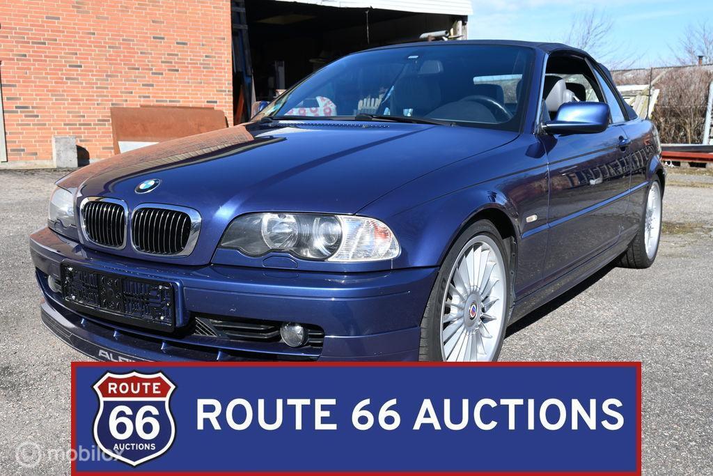 BMW Alpina B3 E46 | 2002 | Route 66 Auctions, Auto's, Alpina, Gebruikt, Overige carrosserieën, Zwart, B3