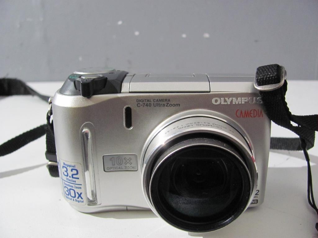 olympus camedia c-740 ultrazoom met 3.2mp, Compact, Ophalen of Verzenden, Zo goed als nieuw, Olympus
