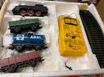 Hobby treinzet met travo en rails lima voor een prikkie, Hobby en Vrije tijd, Modeltreinen | H0, Gebruikt, Gelijkstroom, Rails