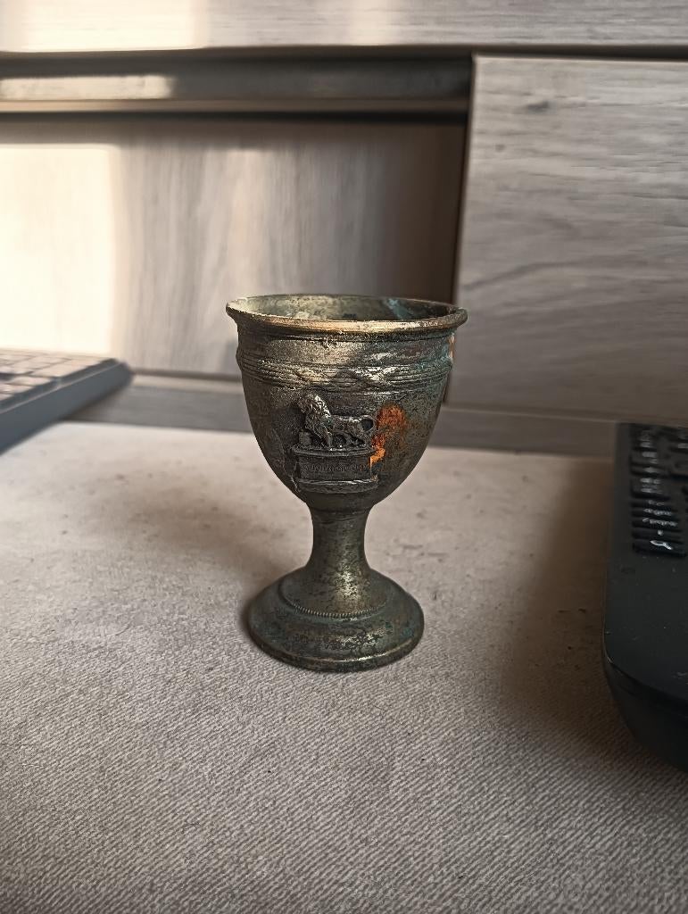 koper/messing antiek. bekers. jr 1815, Antiek en Kunst, Ophalen of Verzenden, Koper