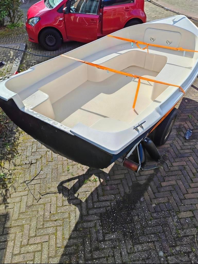 Complete Set: boot opknapper + Yamaha 5pk + Trailer, Watersport en Boten, Ophalen, Gebruikt, Minder dan 10 pk, Tot 6 meter