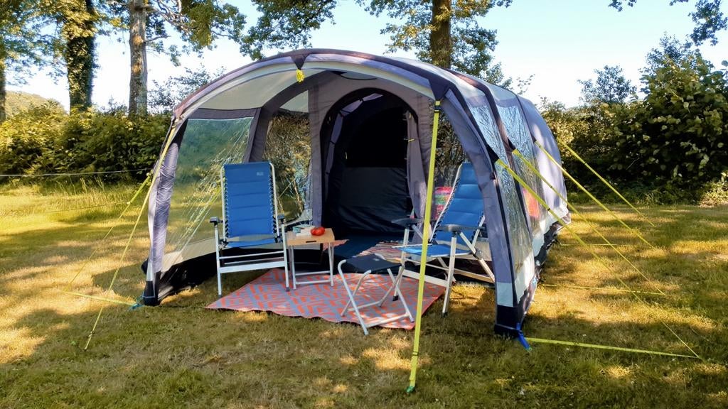 Kampa air 4 pers opblaastent, Caravans en Kamperen, Tenten, Ophalen, Gebruikt