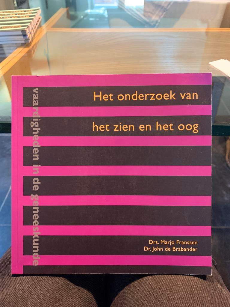 Het onderzoek van het zien en het oog - Geneeskunde, Ophalen of Verzenden, Gelezen, Overige typen