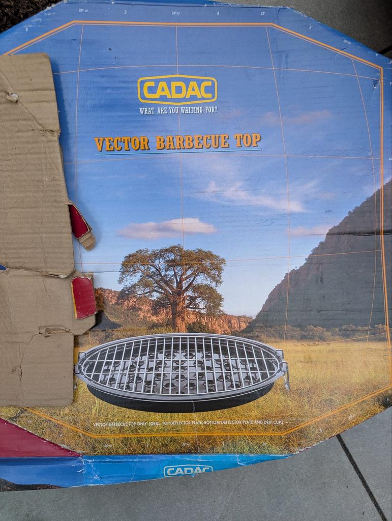Cadac Skottel Braai Special met Vector Barbecue Top, Tuin en Terras, Gasbarbecues, Ophalen, Gebruikt