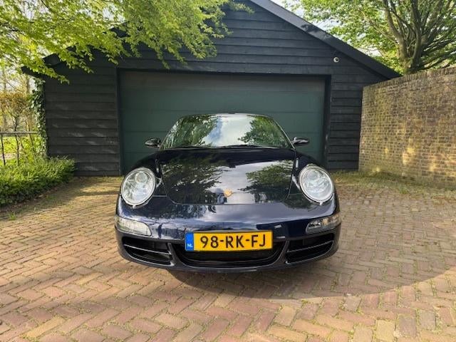 Porsche 911 3.6 Carrera Cabrio AUT 2005 Blauw, NL Historie, Automaat, Achterwielaandrijving, Navigatiesysteem, Cabriolet