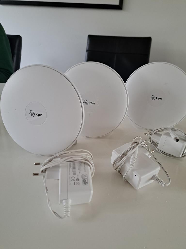 KPN SuperWifi punten (3 stuks) met adapters, Ophalen of Verzenden, Gebruikt, KPN