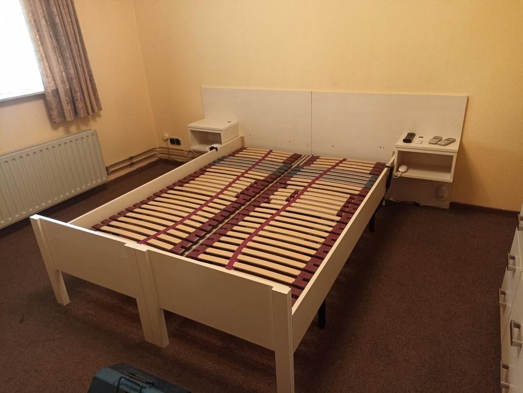 Elektrisch bed, Ophalen, Eenpersoons, Hout