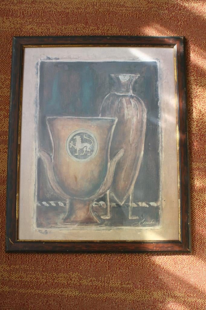 Mooie oude reclamen schilderij van bier, Verzamelen, Ophalen of Verzenden, Gebruikt, Reclamebord, Plaat of Schild, Overige merken