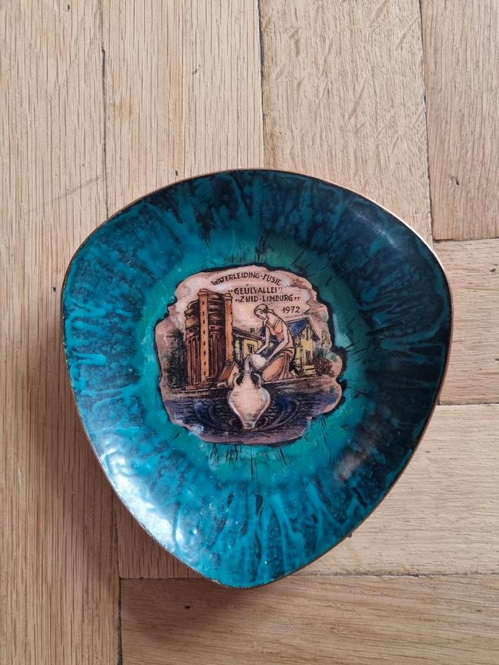 Emaille schaaltje Wolterman's Maastricht 1972, Antiek en Kunst, Antiek | Emaille, Ophalen of Verzenden