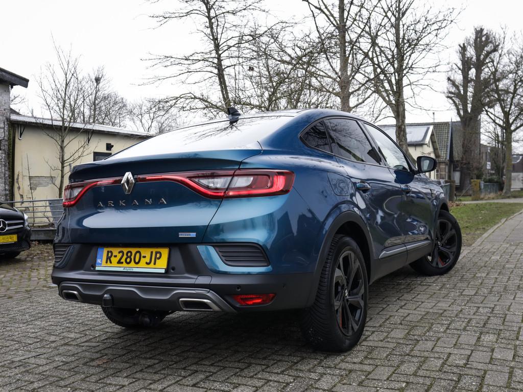 Renault Arkana 1.6 E-Tech Hybrid 145 R.S. Line 1e-Eig. & Keu, Gebruikt, Blauw, 23 km/l, 760 kg