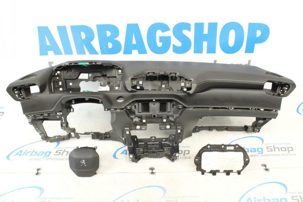 Airbag set Dashboard geel stiksels Peugeot 208 2019-.., Auto-onderdelen, Dashboard en Schakelaars, Gebruikt, Ophalen of Verzenden