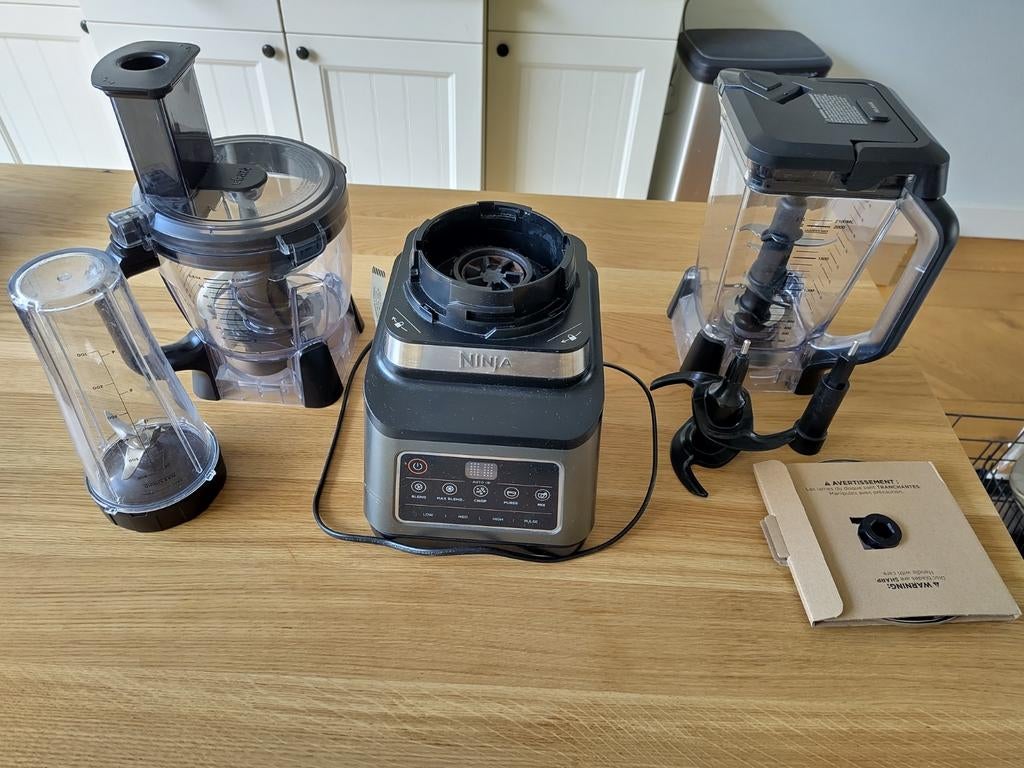 Ninja 3-in-1 foodprocessor & blender voor een zachte prijs!, Witgoed en Apparatuur, Blenders, Ophalen of Verzenden, Zo goed als nieuw