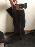 Laarzen van uitstekende Italiaanse kwaliteit., Hoge laarzen, Bruin, Ophalen of Verzenden, Gedragen