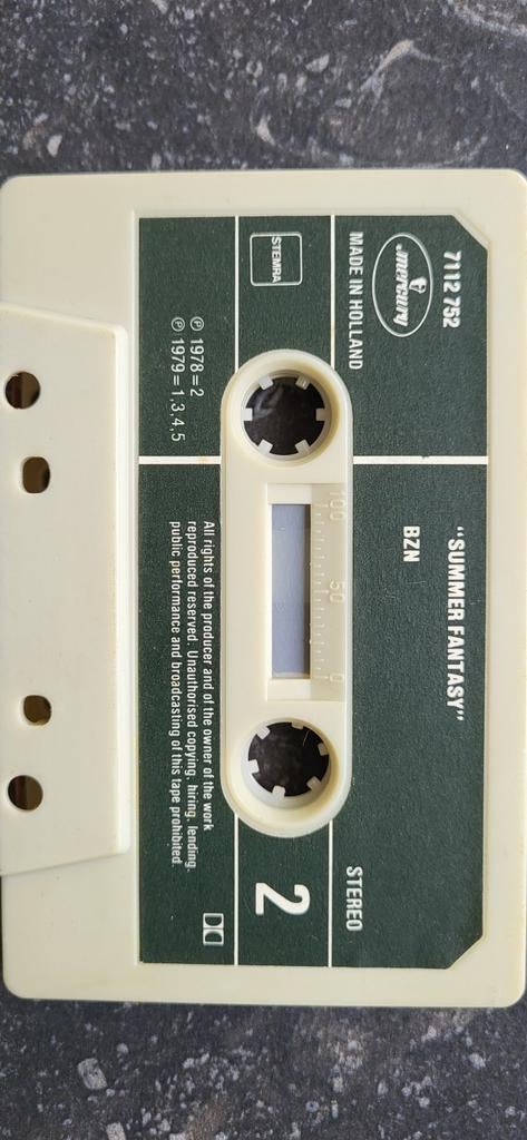 BZN - Summer Fantasy Cassettebandje (1979), Gebruikt, 1 bandje, Ophalen of Verzenden, Origineel