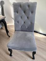 4 stijlvole eetkamer stoelen, Huis en Inrichting, Stoelen, Ophalen, Zo goed als nieuw, Grijs