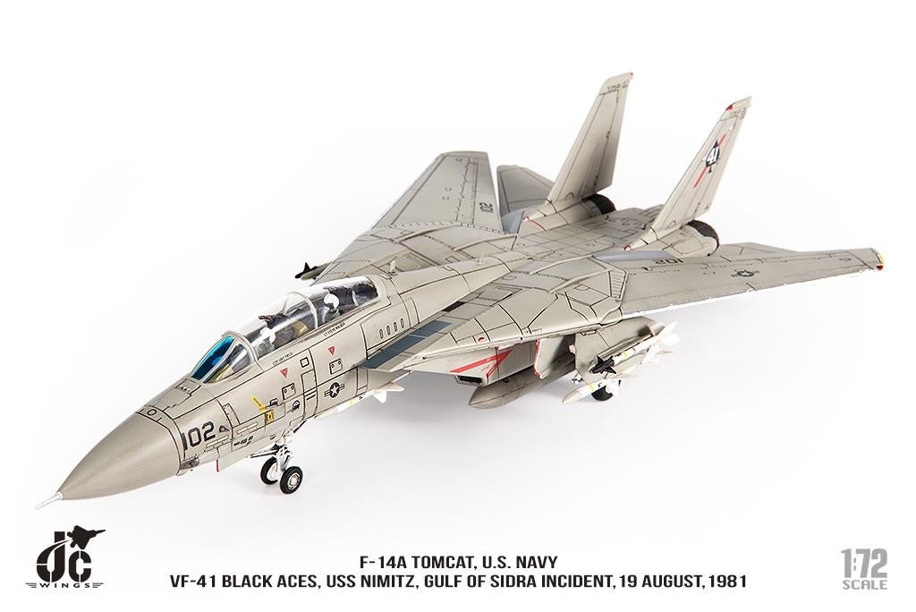 Grumman F-14A Tomcat VF-41 Black Aces U.S. Navy JC Wings, Glow2B Germany GmbH Erlenbacher Str. 3 shop@glow2b.de, Schaalmodel, Glow2B Germany GmbH Erlenbacher Str. 3 shop@glow2b.de