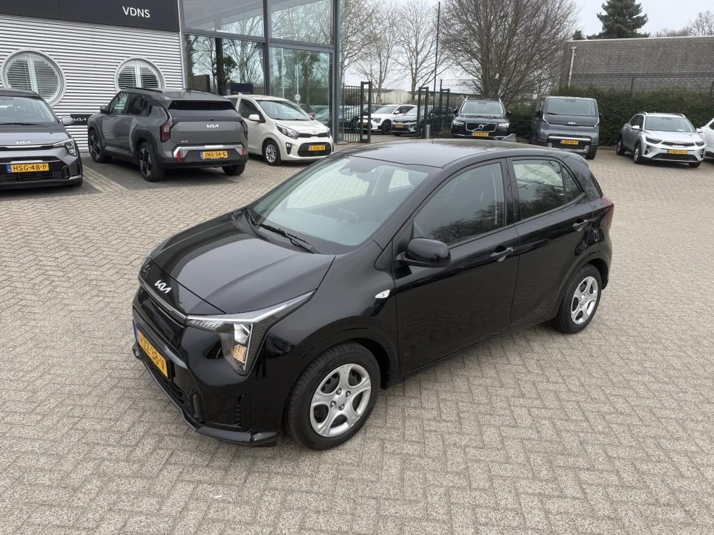 Kia Picanto 1.0 DPi DynamicLine NAVIGATIE + CAMERA - Apple C, Euro 6, 4 stoelen, Zwart, Origineel Nederlands