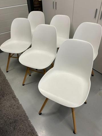 Albert kuip stoelen wit, 6 stuks, merk zuiver beschikbaar voor biedingen