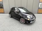 Fiat 595 Abarth Turismo Cabrio, Auto's, Voorwielaandrijving, Cabriolet, Zwart, Leder