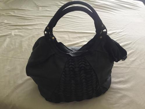 Leren tas van Vera Pelle, Sieraden, Tassen en Uiterlijk, Tassen | Damestassen, Zwart, Ophalen of Verzenden