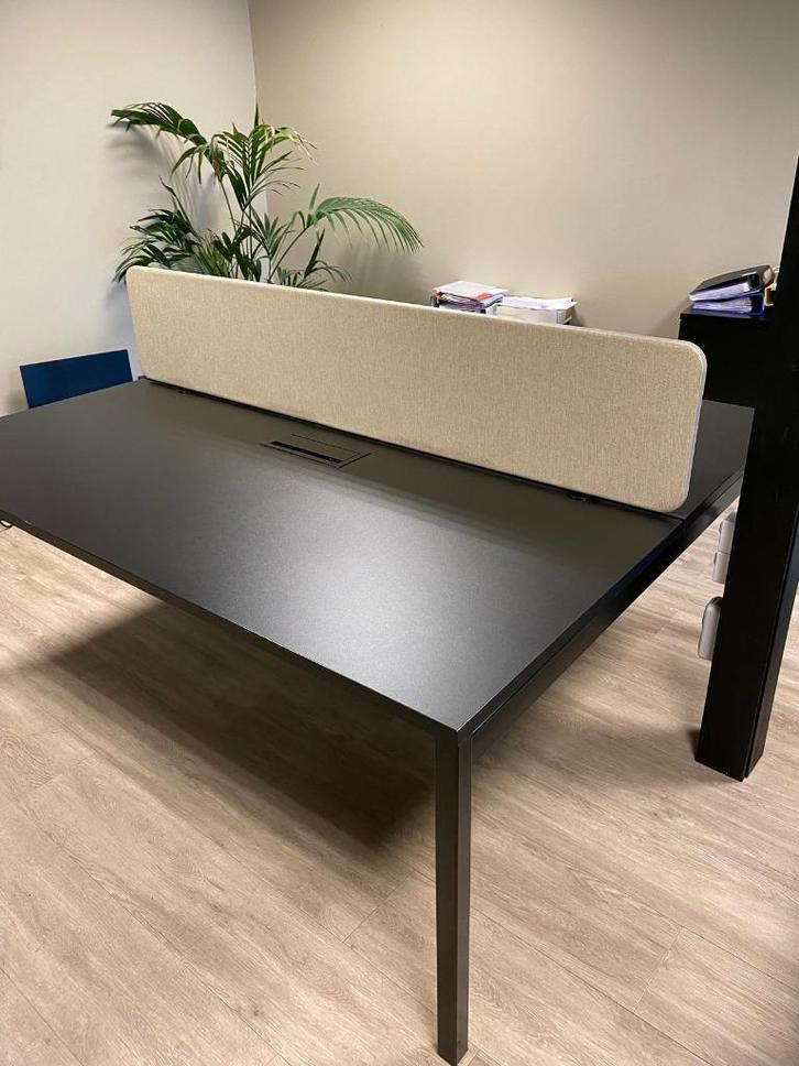 Dubbel bureau voor (thuis)kantoor 180x160x74, Huis en Inrichting, Bureaus, Gebruikt, Bureau, Ophalen