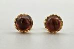 Antieke gouden oorbellen met barnsteen. 2025/821., ., Ophalen of Verzenden, Zo goed als nieuw, .